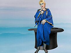 Dark Magician Granny Sucks Cock Magically In Cosplay