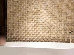 Luxury Hotel Bath Time With Brunette Amateur