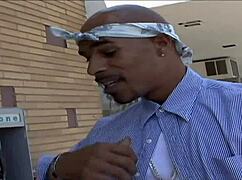 Charlie Fire feels the intense pleasure as a huge black cock fills her tight hole.