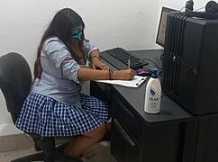 18 Years Old And Im Studying My Computer Classes Scantily Clad Because Im Hot!