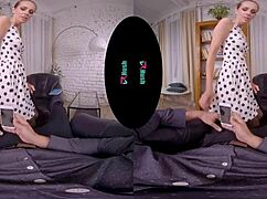 Vrhush Kinuski Rides Her Man In Stockings