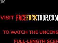 Submissive Hot Blonde Teen Dominated With Rough Deep Throat