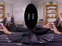 Vrhush Kinuski Rides Her Man In Stockings