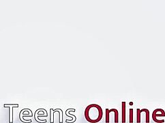 goth british teen rides the fucking machine.