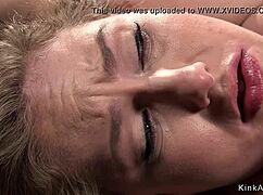 california babe endures tight bondage with hogtied restraints and choking