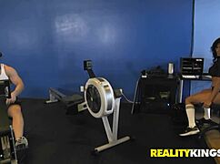 xori vera has sex in latex at the gym!