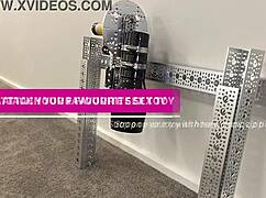 Lap Dancer Uses World's Best Sex Machine For Intense Masturbation