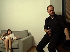 I fuck my step cousin while parents are away, her moans filling the house