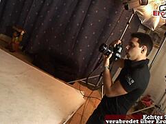 i'm the trans man fucking the latina woman anal in a threesome