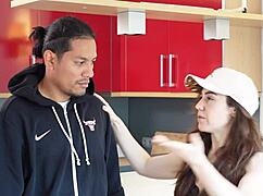 If a burglar steals your TV, fuck him with dirty talk on desk.