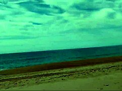 Guy spills milk on nude beach