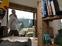 Sexy Snowboarder Brittany Bardot Invites Lumberjacks Back For Dp Threesome Gp2970