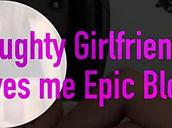 girlfriend, suck my balls deep until your mouth fills with my cum load