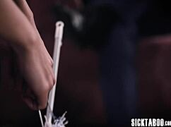 house owner grabs babes sweet ass in uniform sex