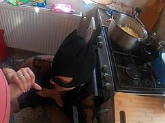 milfycalla cooks while engaging in dirty talk and cum swallowing fetish