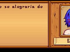 Emily explores outdoor public areas in Stardew Valley