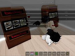 i'm with a cute guy in a public setting