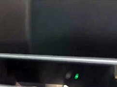 young adult masturbates with toys in car outdoor webcam session