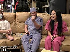 blaire celeste becomes a nurse and gets blasted with cum