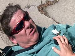 Blonde mom in lingerie gets bent over for assfucking, fingering, and cumshot