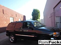 Romi Rain and Dani Share Lesbian Black-Light Fun