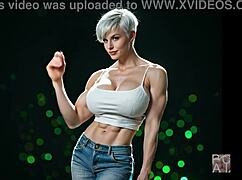 Abigail Arcane achieves massive muscle growth