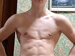 Happy new year with skinny boy 😊