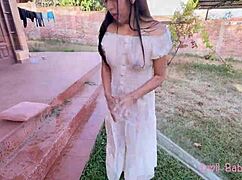 My Stepsister Got So Wet For Not Cleaning The Garden! Ready For Rough Action!