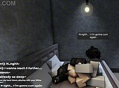 roblox cum loving slut ends up soaked in sex with big ass