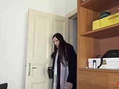 German scout seduces small tits cougar rina helena for first anal