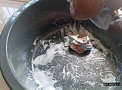 I creampied the sexdoll backstage, it was so real