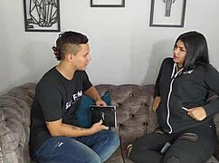 sex and blowjob in my first porn casting - mia montiel