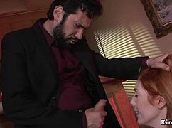 I watch the cop anal fuck that big ass redhead babe, it's so intense!