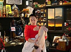 it's strange having you in my home with my legs and heels so close