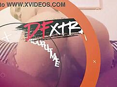 Nespokojná suka jebe veľkokokotného frajera aby zostal doma