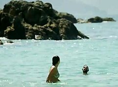 regina blandón shows nipple in bikini like a town boyfriend 2019