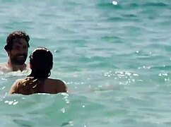 regina blandón shows nipple in bikini like a town boyfriend 2019