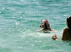 regina blandón shows nipple in bikini like a town boyfriend 2019