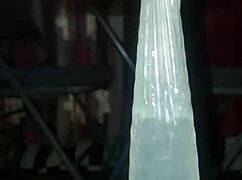 preparing my dick with ice for pussy pounding 😈