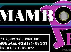 Queen Kimi slim Brazilian alt cutie returns with huge gapes