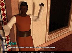 Morena tetona juega al Sandstorm parte cuatro