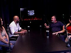 Ted's passenger arranges a foursome in the car with trans and man.