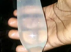 preparing my dick with ice for pussy pounding 😈