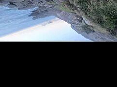 I met this sexy short chubby girl on the nudist beach and look what happened!