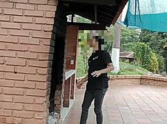 Risky Outdoor Fun With Horny Stepsister's Big Ass