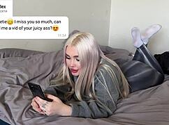 شقراء هاوية صغيرة بثديي كبيرة تركب الزب كلبي وتبلع اللبن