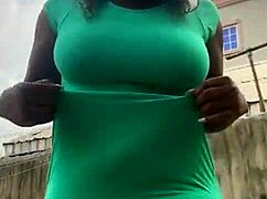 Hot milf wife shows her big ass in homemade video.