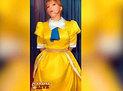 Stunning Redhead Penny Pax Pleasures Herself With A Dildo In A Role-Play Adventure