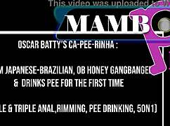 very slim japanese-brazilian ob honey's first time drinking pe dry version double rim 5on1 huge gapes monster cocks ob394