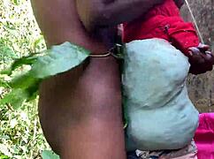 Hottest Black Slut Takes Huge Cock Creampie